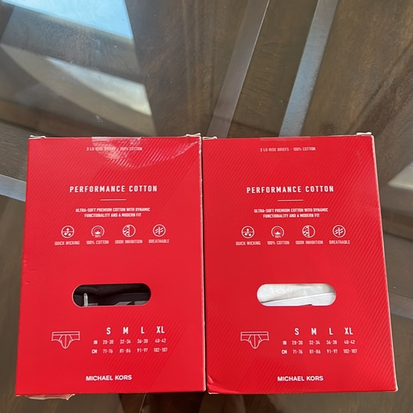 Bundle (2) of Michael Kors Performance Cotton Low Rise Briefs. - Picture 4 of 8